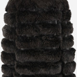 CAPPOTTO IN NYLON IN PELLICCIA SINTETICA TH16 FFX005 UNCOMMON 