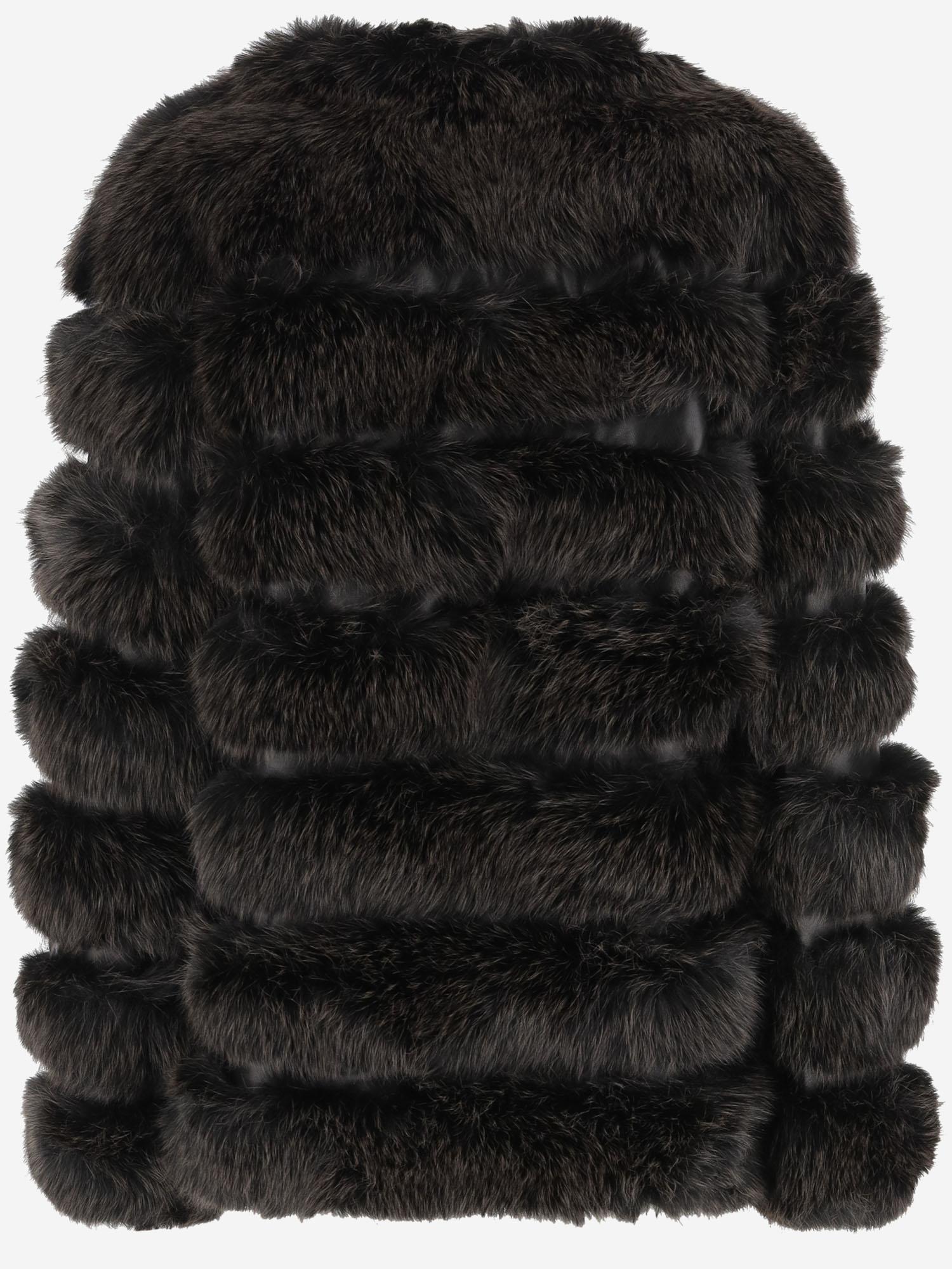 CAPPOTTO IN NYLON IN PELLICCIA SINTETICA TH16 FFX005 UNCOMMON 