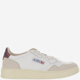 SNEAKERS LOW MEDALIST IN PELLE AULWLS03 WHTBURGUND AUTRY 