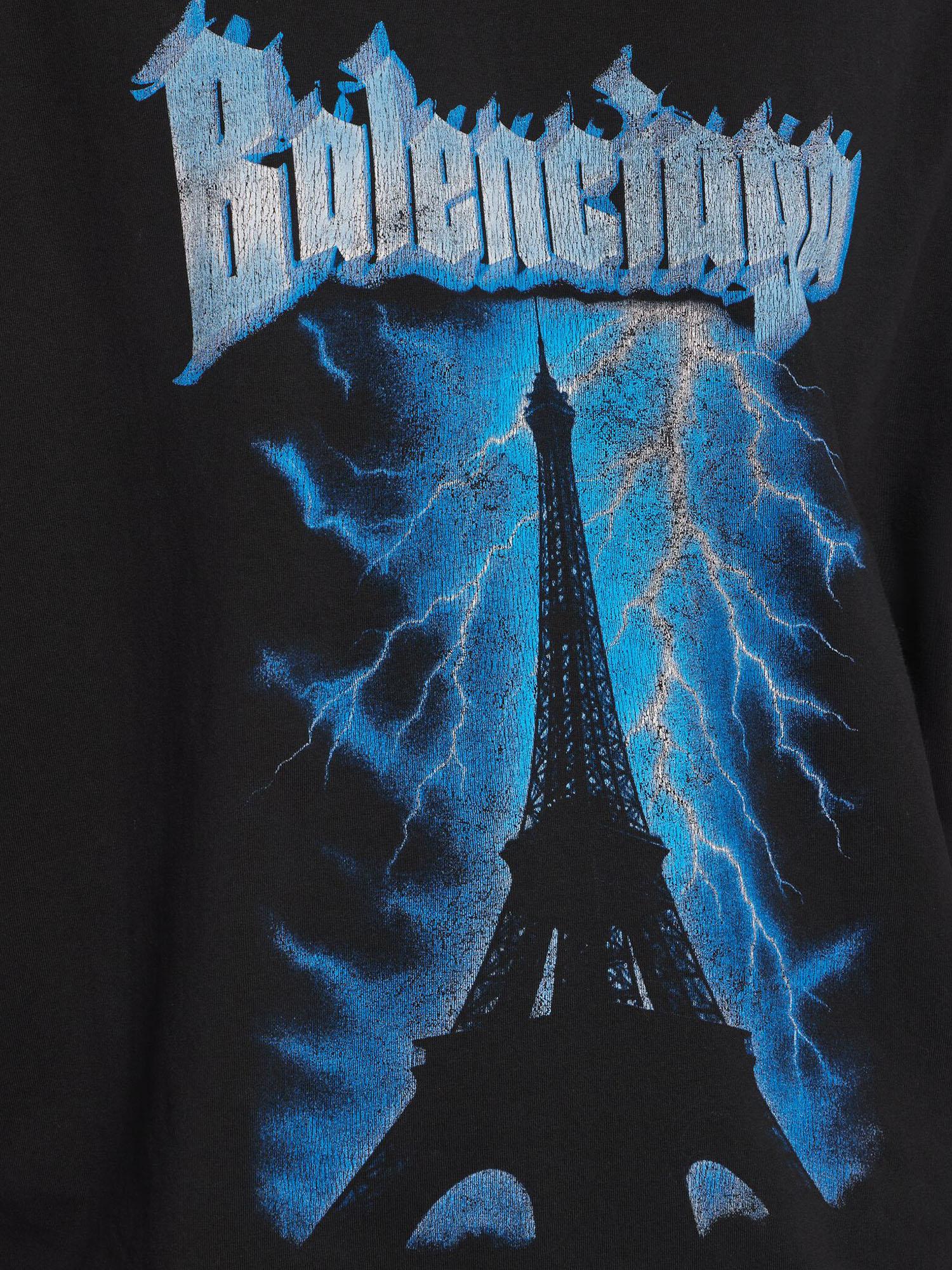 T-SHIRT IN COTONE CON STAMPA 850345 TUVE71000 BALENCIAGA 