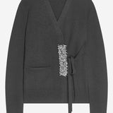 CARDIGAN IN CASHMERE CON CHIUSURA LATERALE 011224 2704803 DRIES VAN NOTEN 
