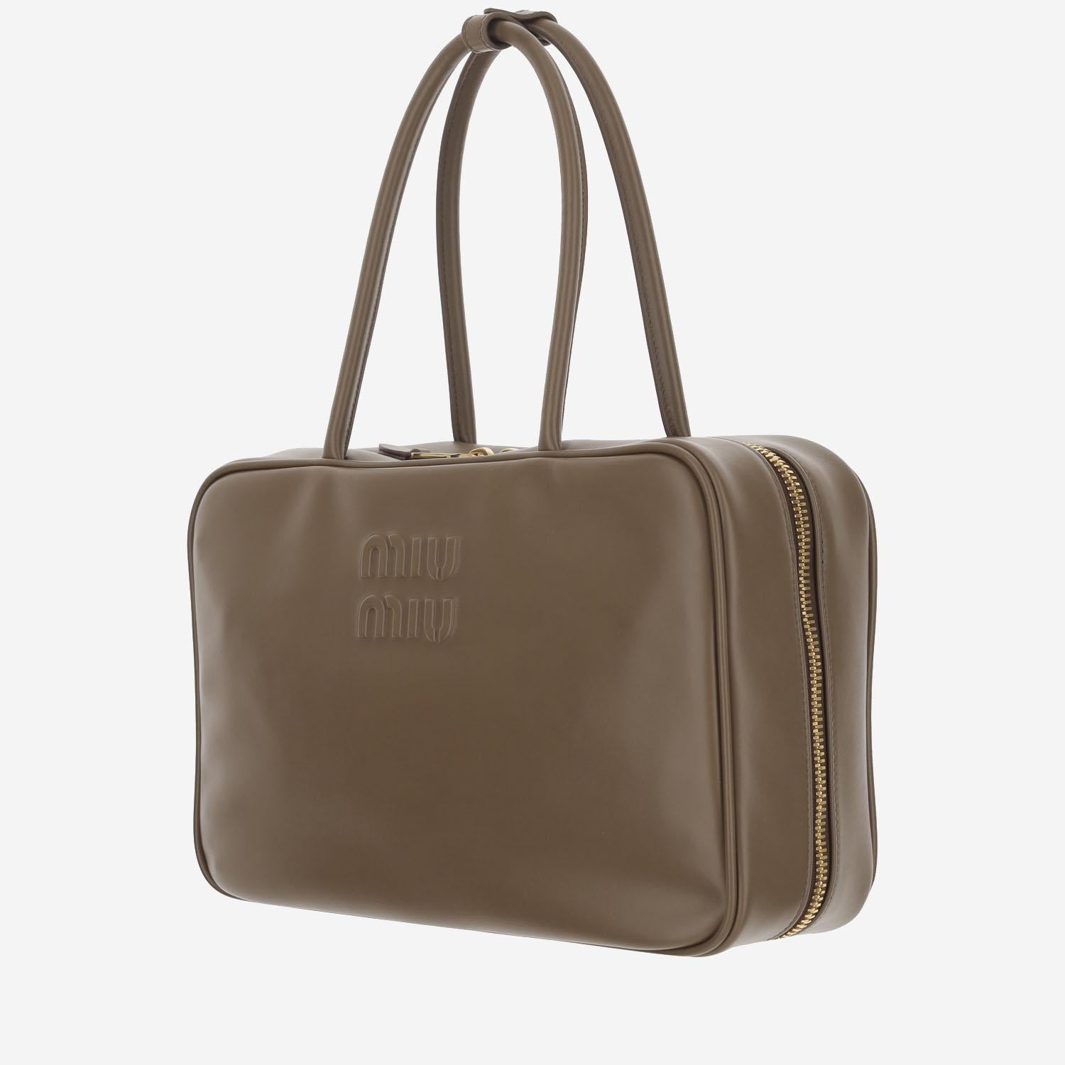 BORSA BEAU IN PELLE 5BB117 2CRWF0244 MIU MIU 