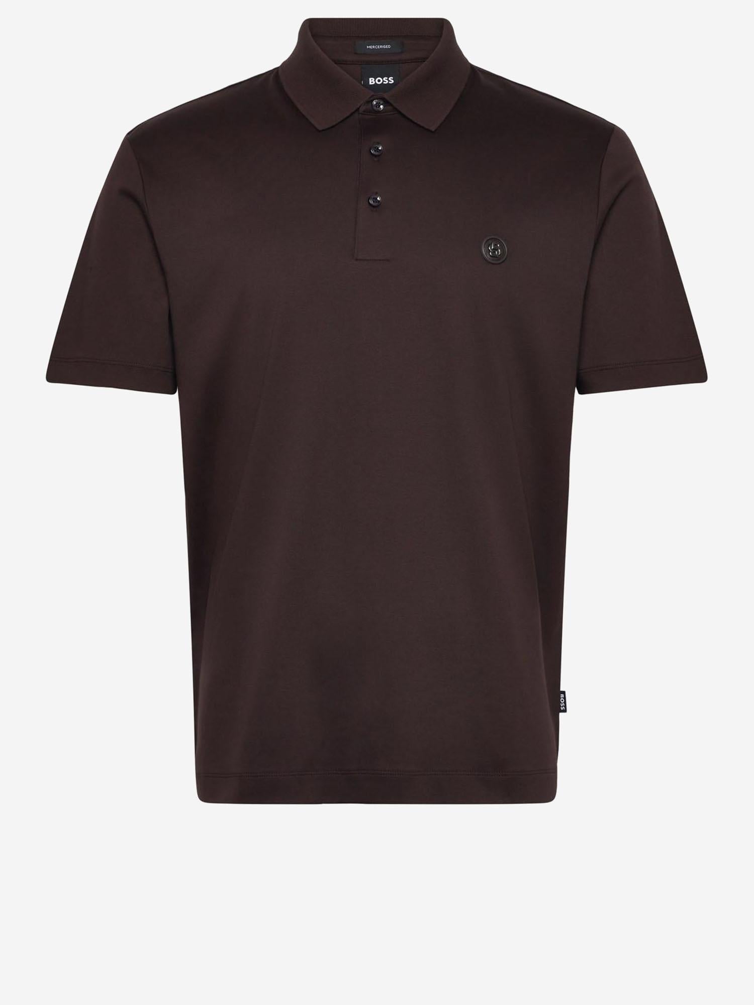 Polo in cotone con logo 50555829 207 HUGO BOSS 