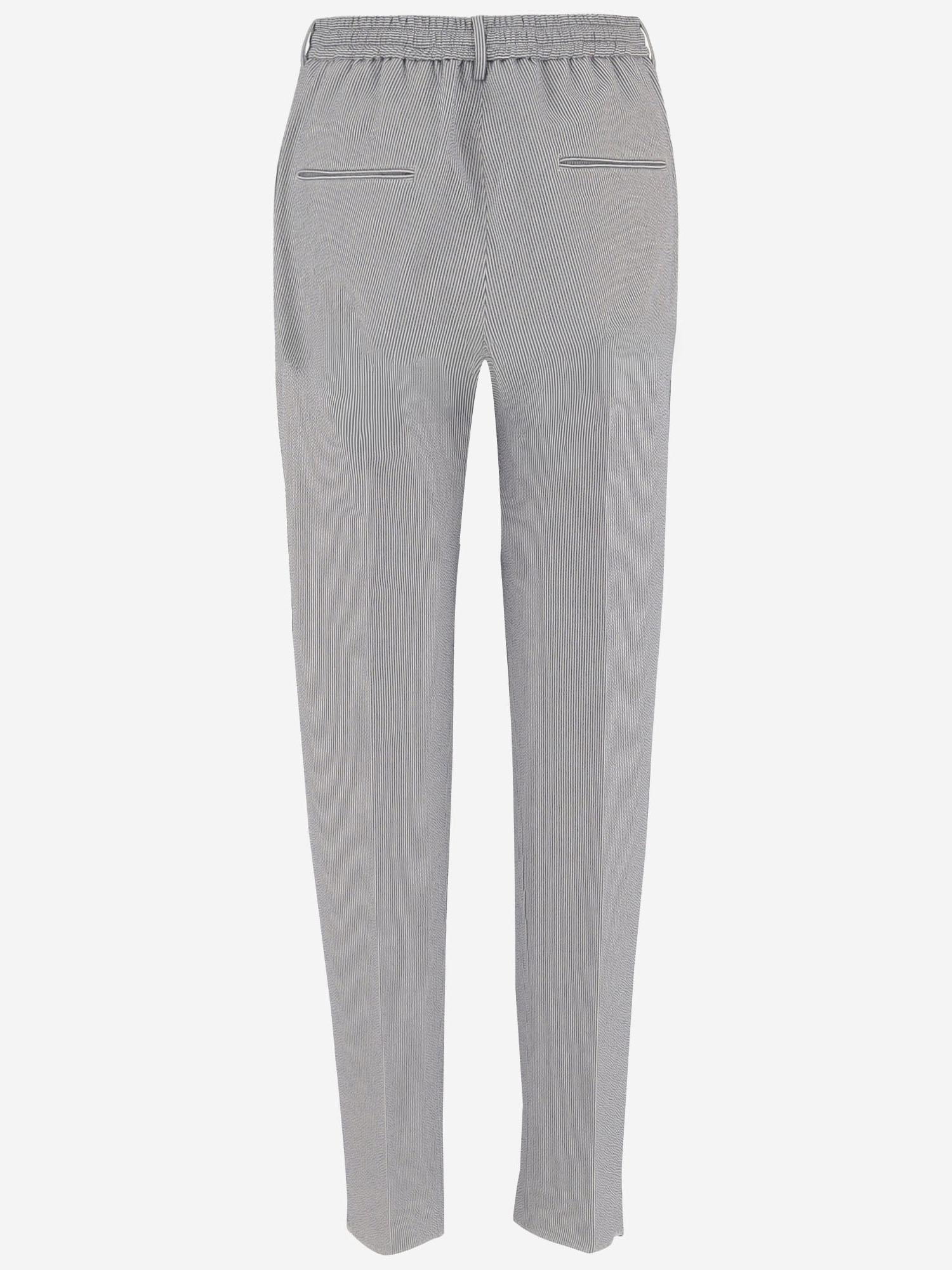 PANTALONI IN MISTO COTONE STRETCH A RIGHE PNEWMAN 340335B3401 TAGLIATORE 