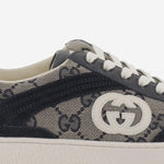 SNEAKERS IN TESSUTO GG E PELLE 812674 AAE2T4056 GUCCI KIDS 