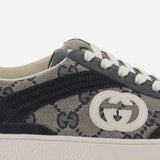 SNEAKERS IN TESSUTO GG E PELLE 812674 AAE2T4056 GUCCI KIDS 