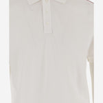 POLO IN COTONE CON BANDA TRICOLORE 8A00031 89A16034 MONCLER 