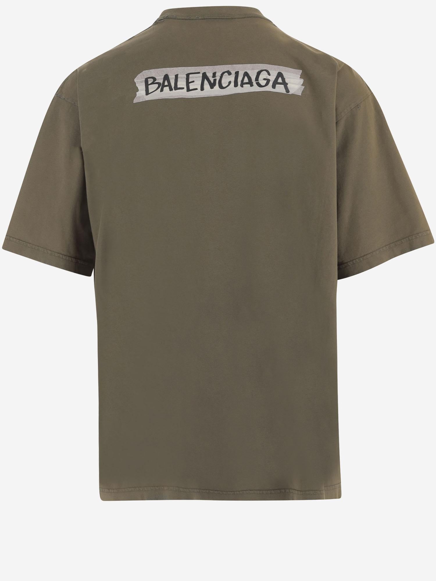 T-SHIRT OVERSIZE IN COTONE 764235 TTVL62840 BALENCIAGA 