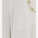 PANTALONI IN MISTO VISCOSA CON CATENA DECORATIVA WTR49S FAC1480001 DARKPARK 