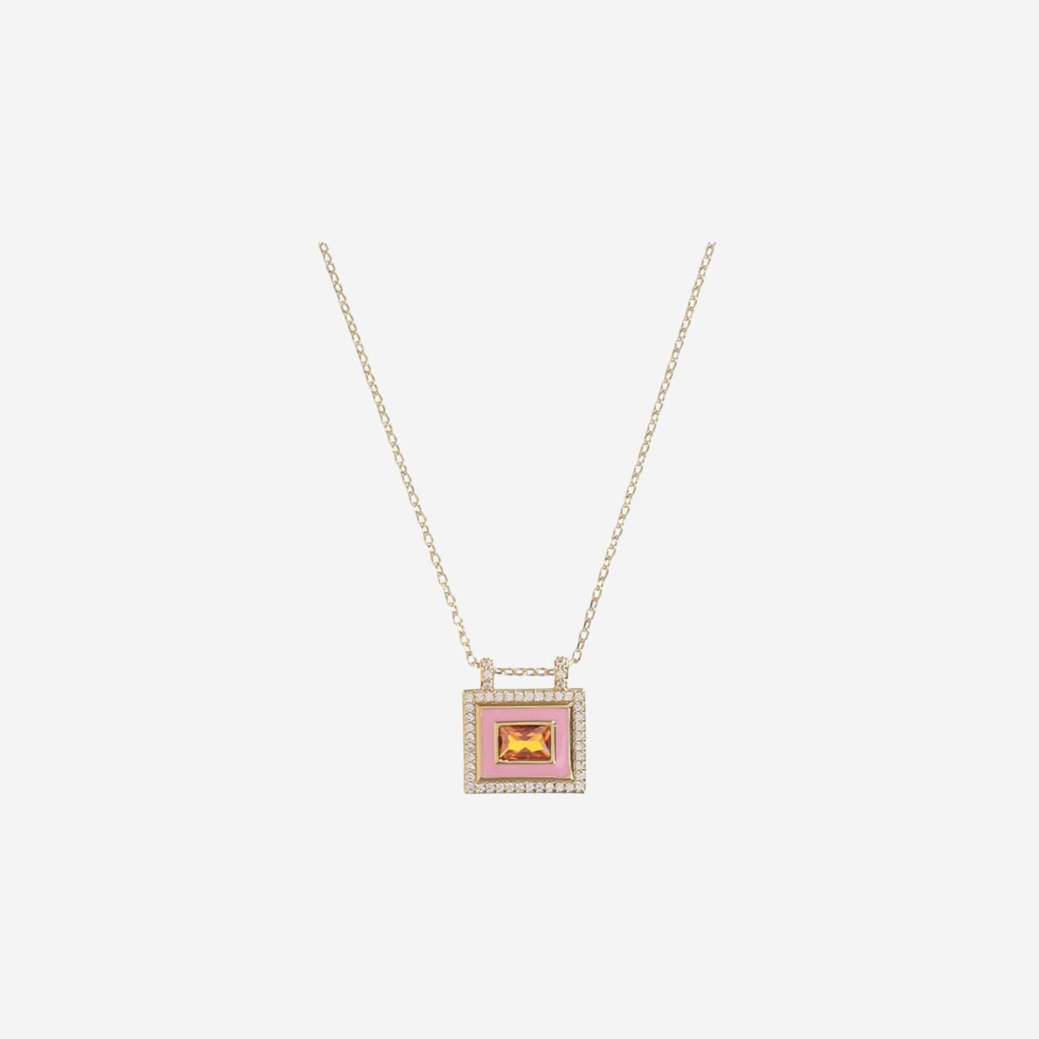 COLLANA EL PASO ROSA CO348 ORO MYA BAY 
