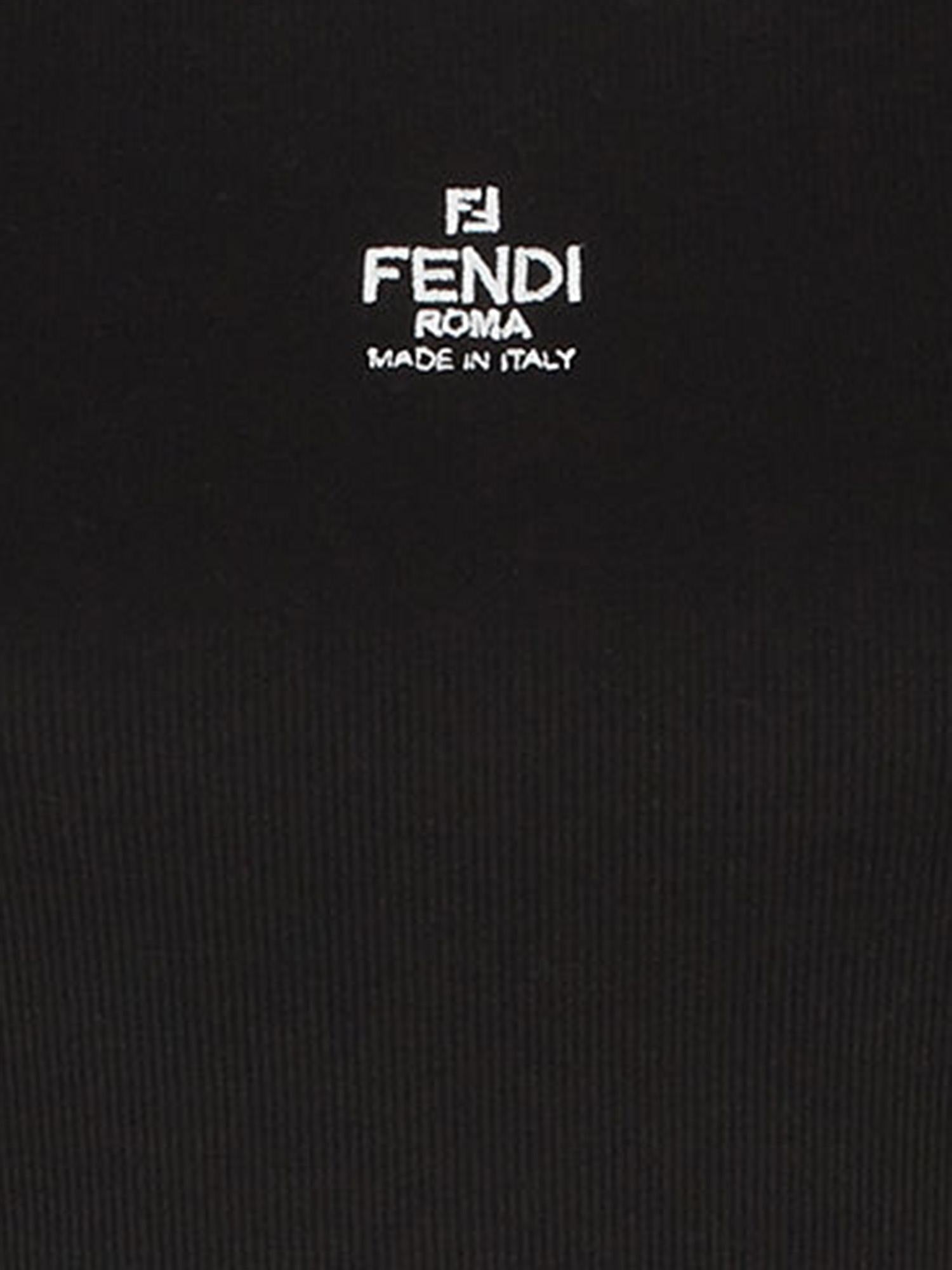TOP IN COTONE STRETCH CON LOGO FS8110 ANQMF0GME FENDI 