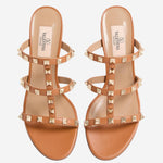 SANDALI SLIDER ROCKSTUD IN VITELLO 8W2S0C47 VODKEL VALENTINO GARAVANI 