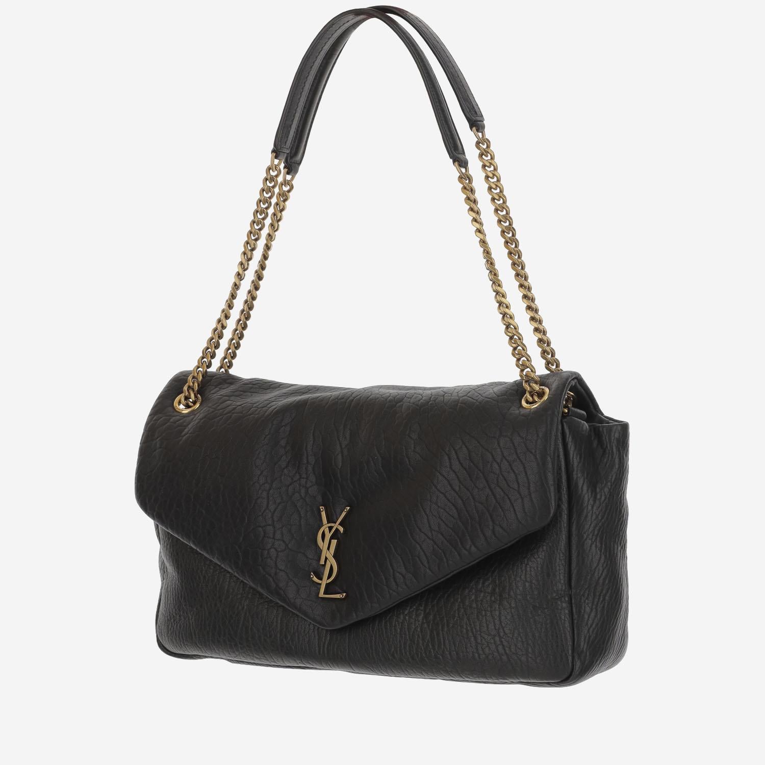 BORSA CALYPSO LARGE IN PELLE DI AGNELLO 777399 AACYT1000 SAINT LAURENT 