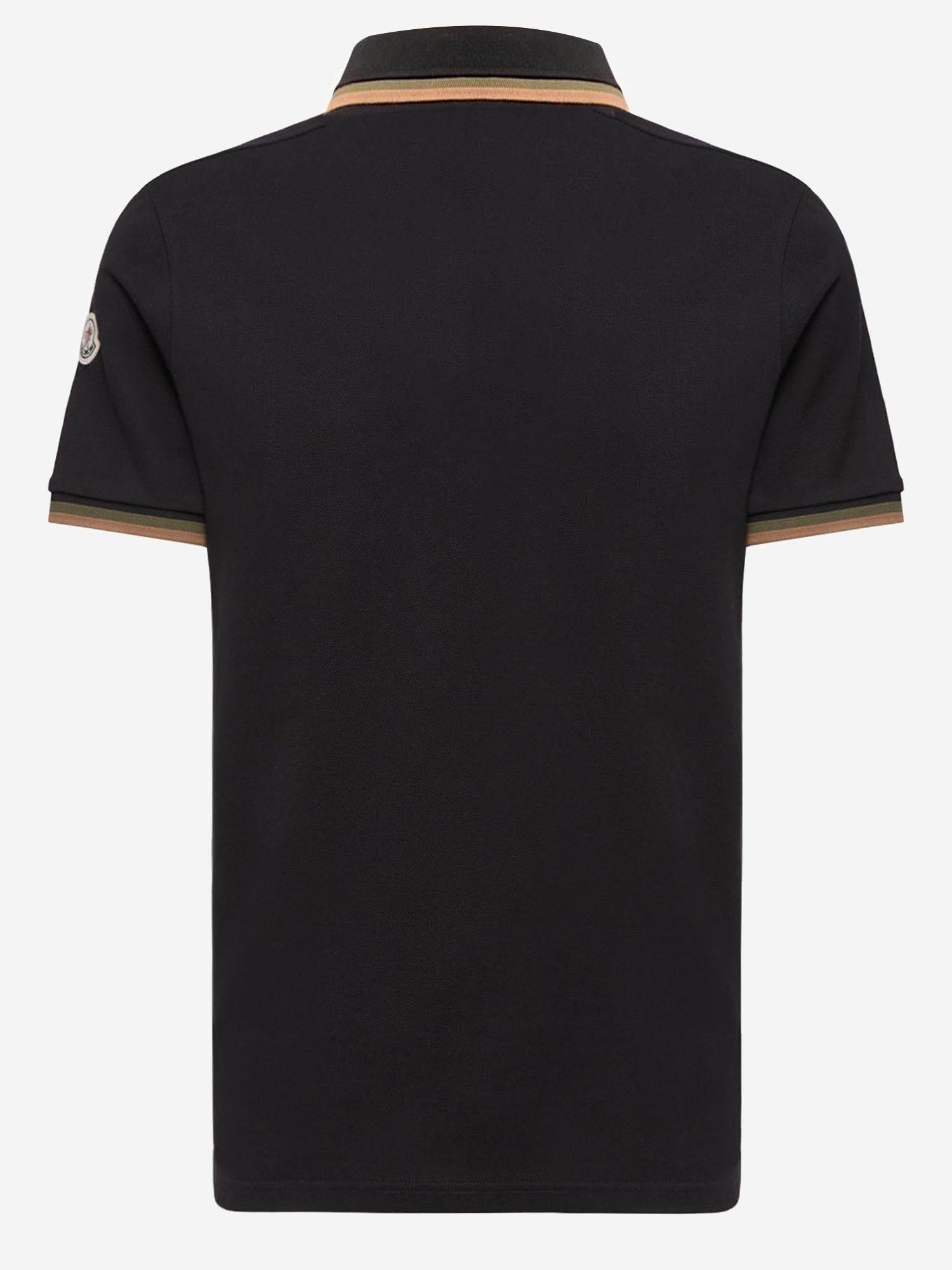 Polo in cotone con logo 8A00005 89A16999 MONCLER 