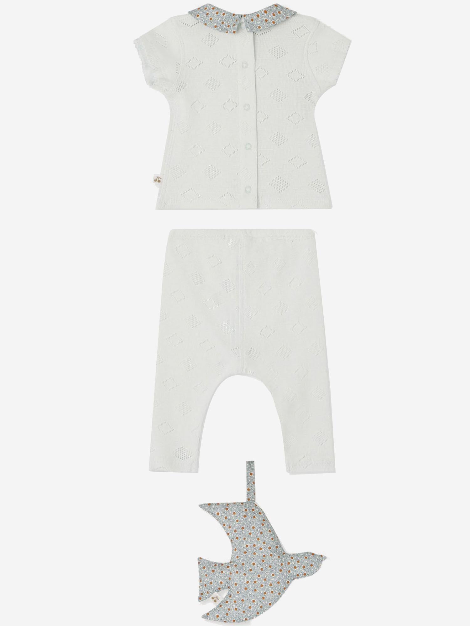 Set regalo da due pezzi Daisie in cotone S05OKIK00001 010 BONPOINT KIDS 