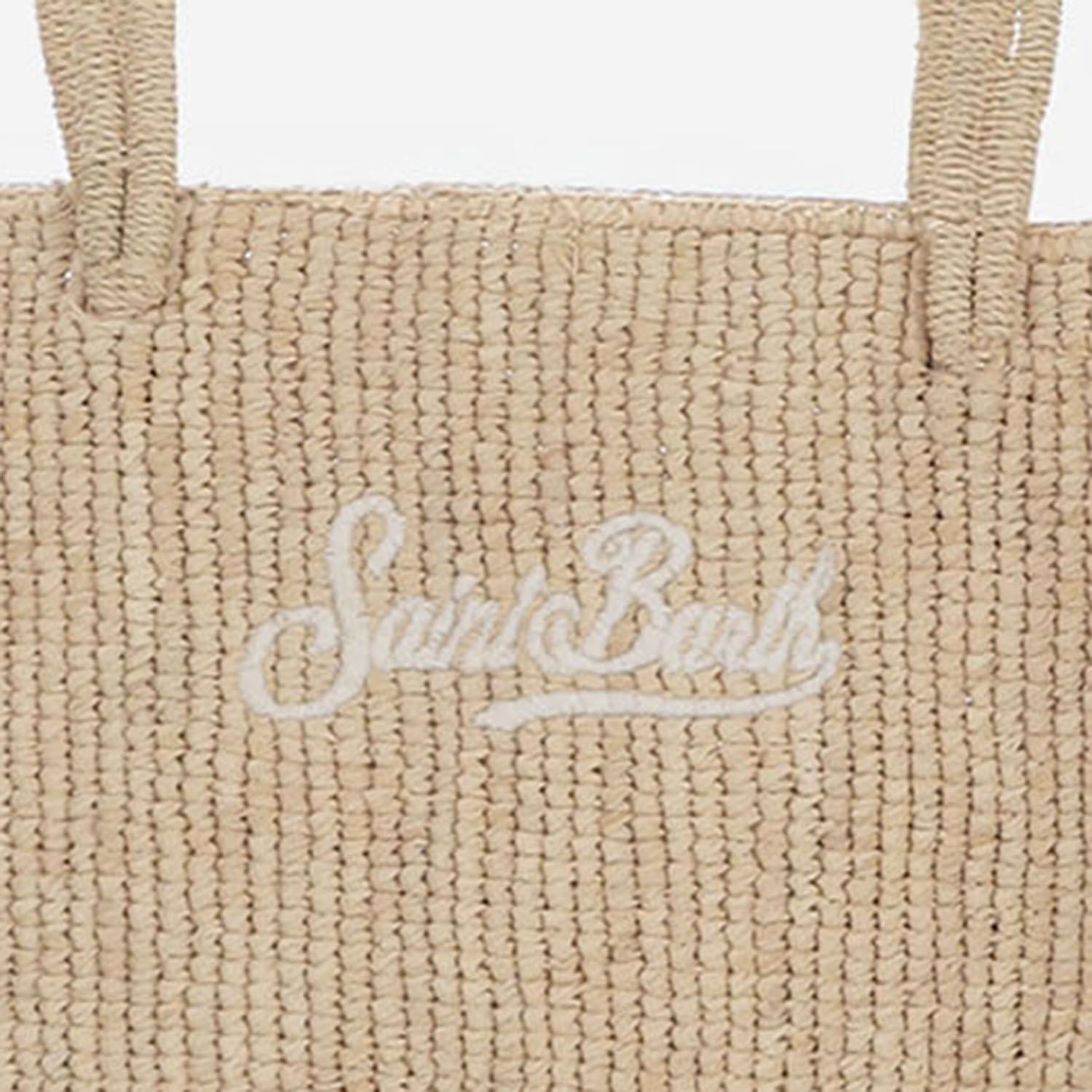 BORSA A MANO IN RAFIA CON LOGO HAND001 00222L MC2 SAINT BARTH 