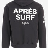 FELPA IN MISTO COTONE CON STAMPA GRAFICA 75K2HOODIE BLACK APRES SURF 