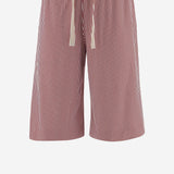 PANTALONI CORTI IN COTONE CON MOTIVO A RIGHE SOW00616AJ00286 4LR JACQUEMUS 