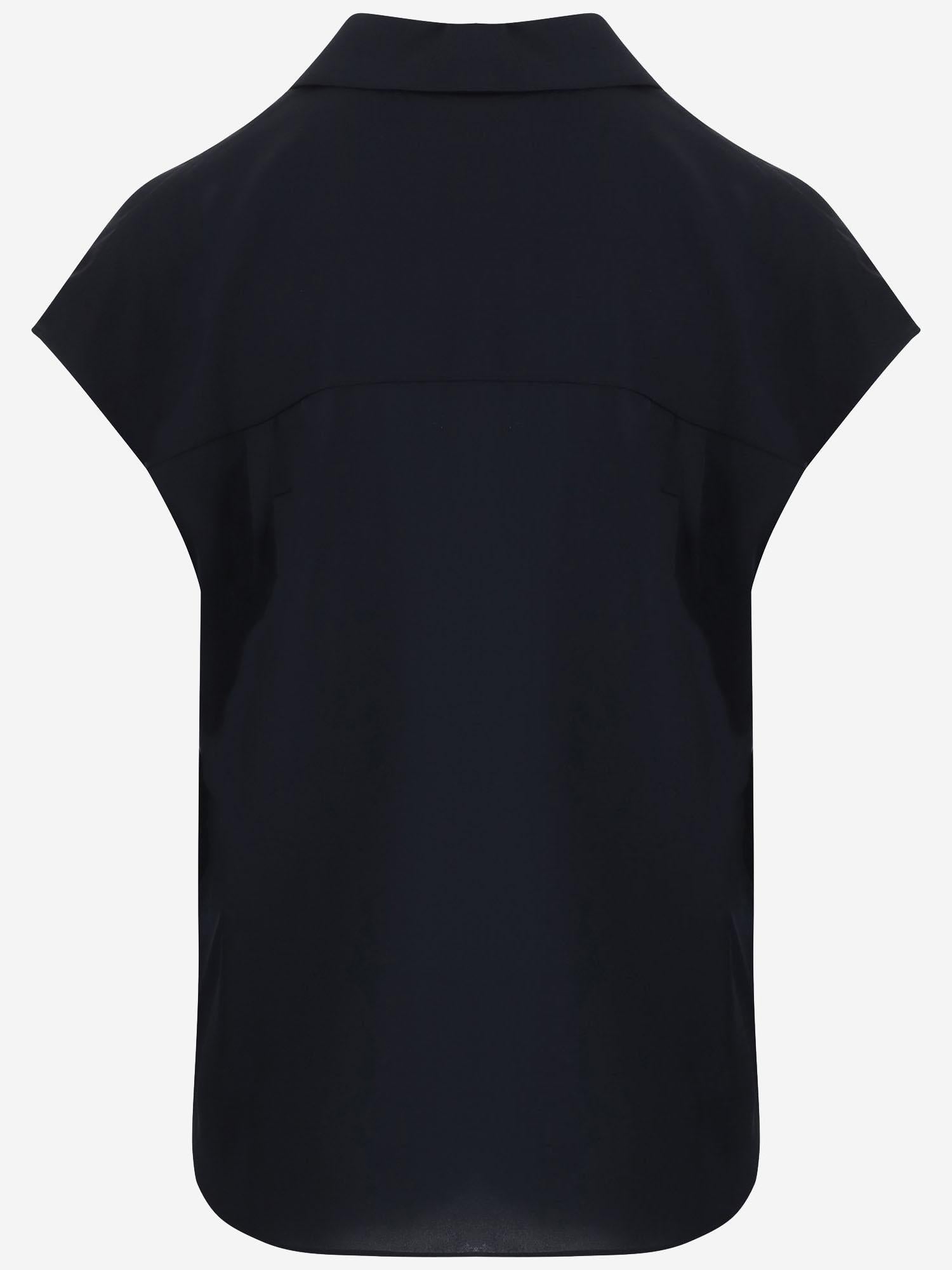 BLUSA IN SETA STRETCH V181613232 403CBL VINCE 