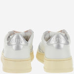 SNEAKERS LOW MEDALIST AULWLL05 LEATLEATWHTSILVER AUTRY 