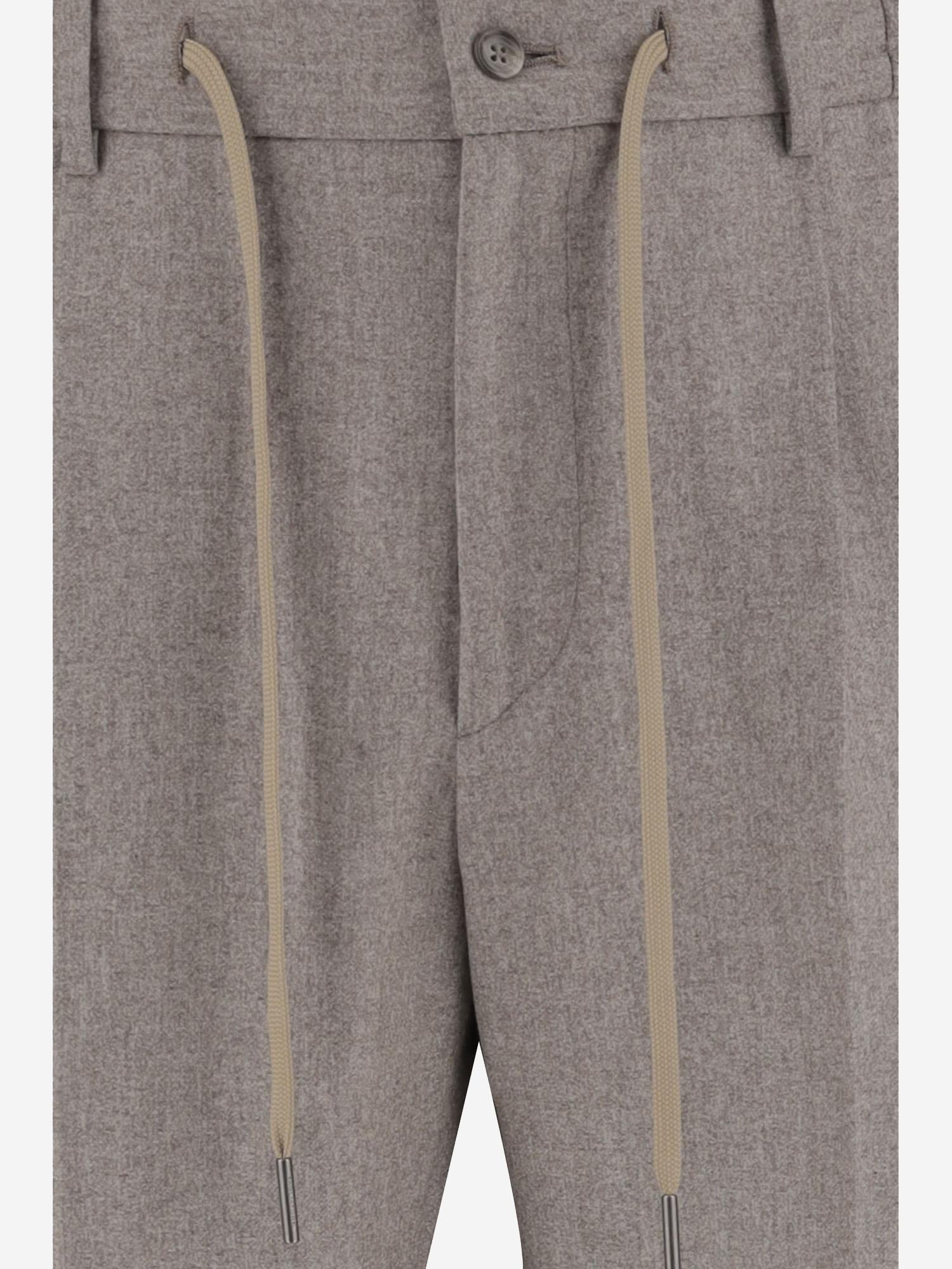 PANTALONI IN LANA PNEWMAN 070039T3042 TAGLIATORE 