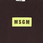 T-SHIRT IN COTONE CON LOGO S6MSJUTH005 943 MSGM KIDS 