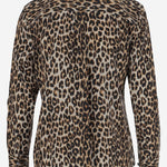 CAMICIA IN SETA CON MOTIVO ANIMALIER Q588E231 NATURAL EQUIPMENT 