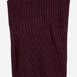 Maglione smanicato in misto lana a coste W25663 0550 SASUPHI 