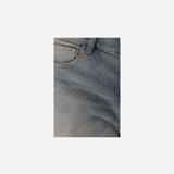 JEANS IN COTONE STRETCH CON LOGO AMDNSY 1114AntiqueIndigoBlue AMIRI 