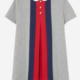 Abito in cotone con Web 828783 XJHDW1183 GUCCI KIDS 