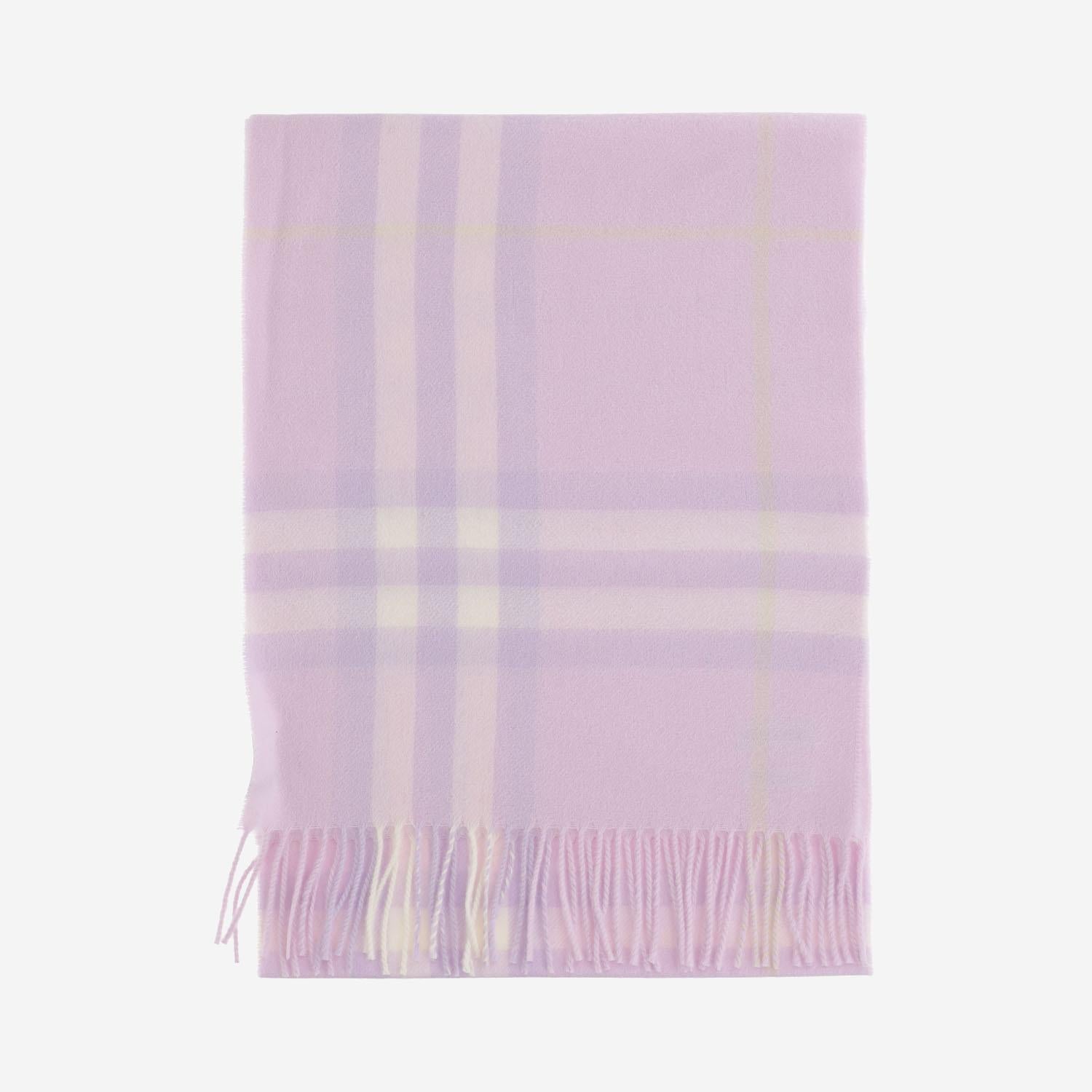 SCIARPA rosa IN CAshmere 8112651 FONDANT PINK BURBERRY 