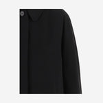 CAPPOTTO IN COTONE 8115787 BLACK BURBERRY 