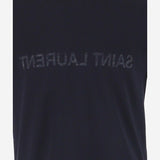 T-SHIRT IN COTONE CON LOGO 663278 Y37AW4145 SAINT LAURENT 