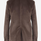 GIACCA MONOPETTO IN VELLUTO DI COTONE STRETCH JBERTHA16B 800020T1200 TAGLIATORE 