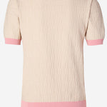 Maglione in cotone e seta stretch con motivo FF FZXE94 AW4SF0WC4 FENDI 