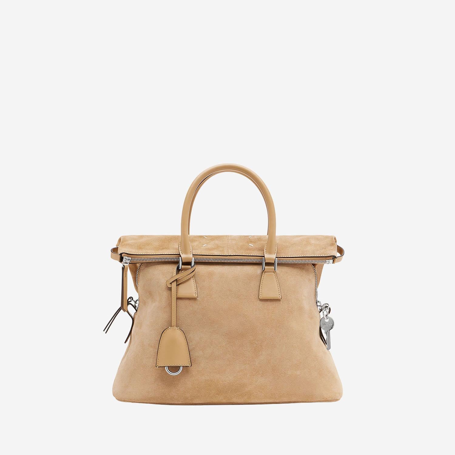 BORSA 5AC IN PELLE SCAMOSCIATA SB1WG0084 P8829HB316 MAISON MARGIELA 