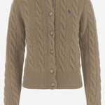 CARDIGAN IN LANA E CASHMERE CON LOGO 211972104 001 POLO RALPH LAUREN 
