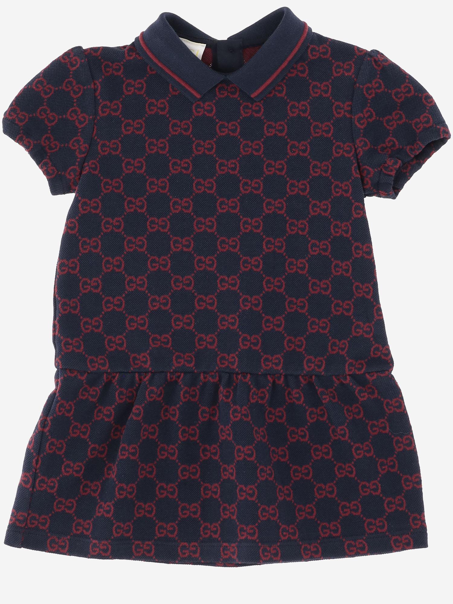 ABITO IN COTONE GG 828785 XJHBA4390 GUCCI KIDS 