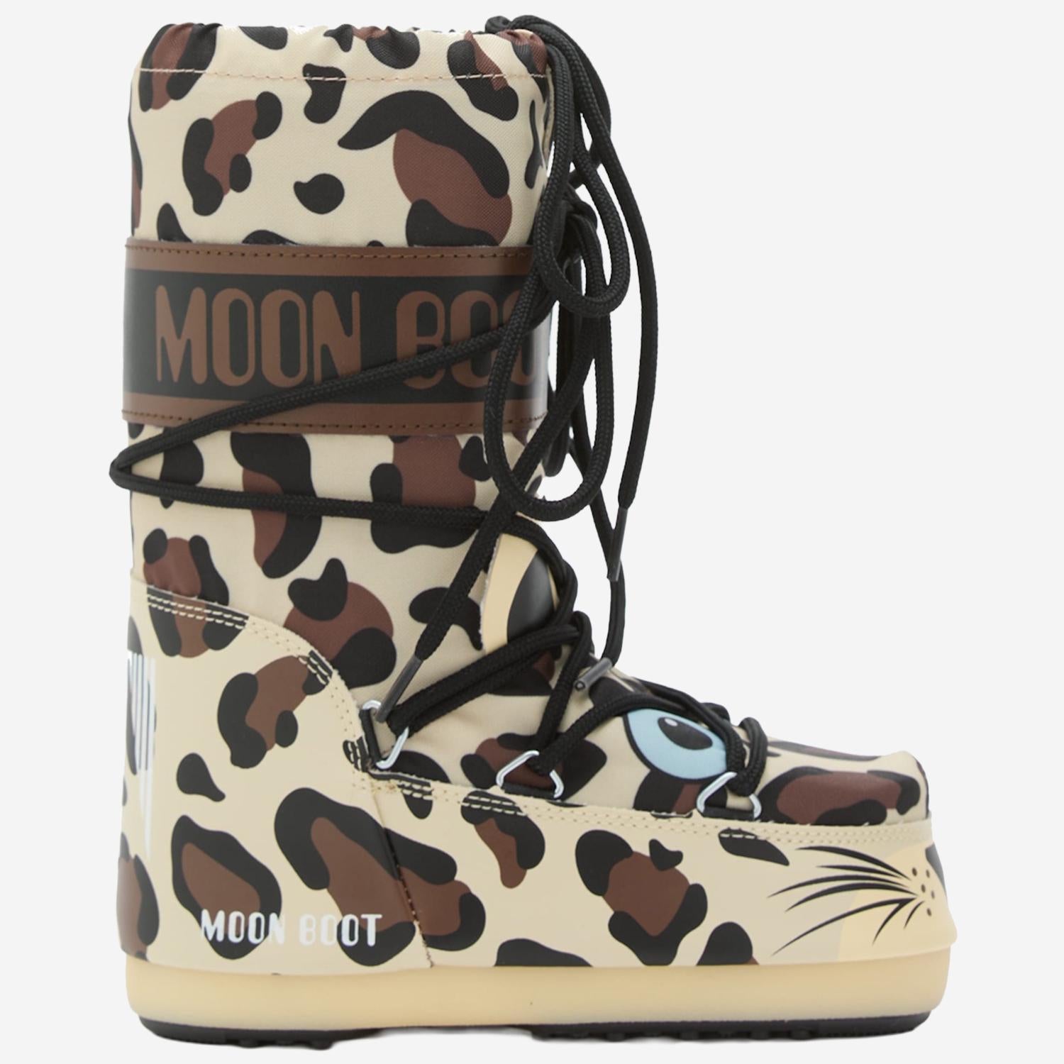 STIVALI ALTI ICON ANIMAL IN NYLON 3400300. V010 MOON BOOT KIDS 
