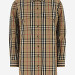 CAMICIA IN COTONE CON MOTIVO CHECK 8111851 ARCHIVEBEIGEIPCHK BURBERRY 