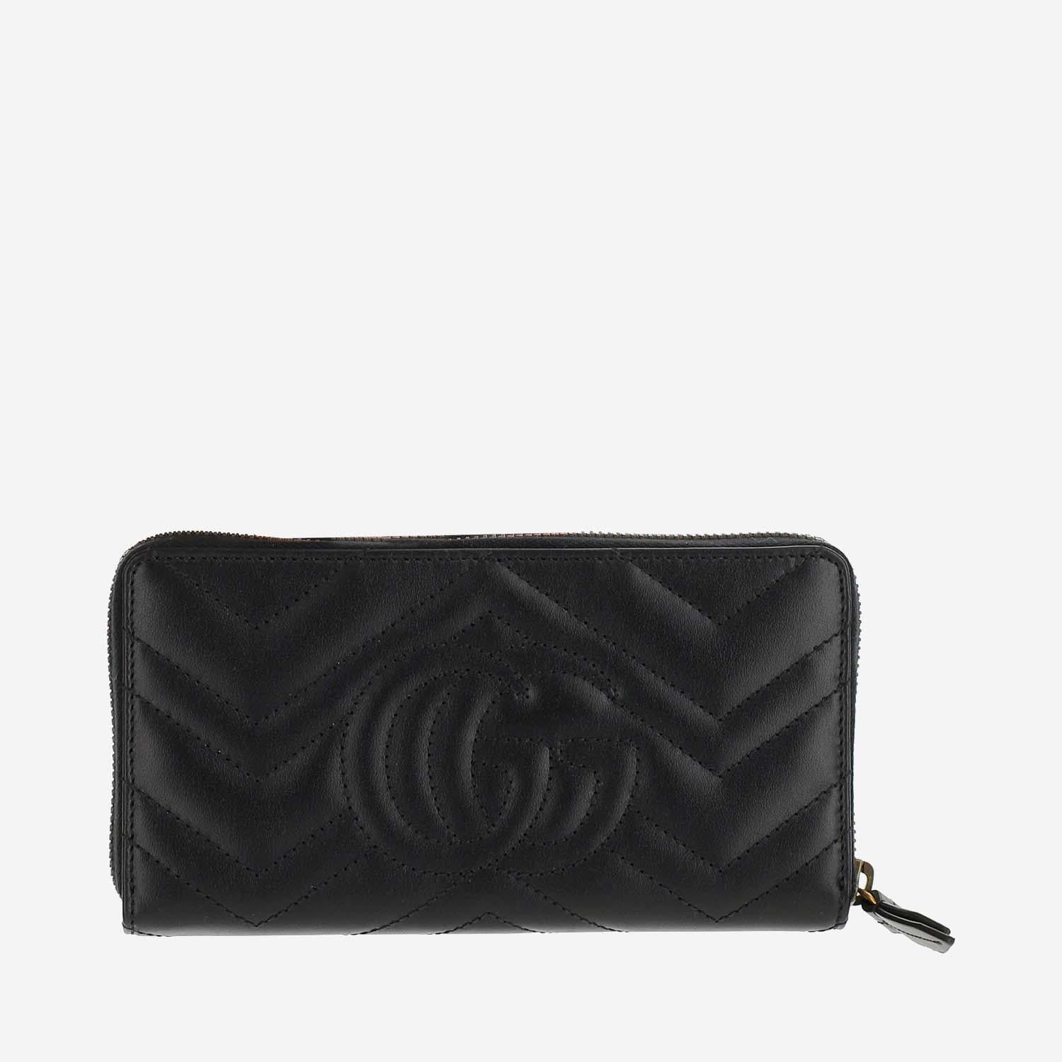 PORTAFOGLIO CON CERNIERA GG MARMONT 443123 DTD1T1000 GUCCI 