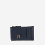 PORTA CARTE LOVE BIRDS IN PELLE 100251 A0F1G08Q PINKO 