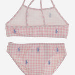BIKINI IN NYLON STRETCH CON LOGO 313935066 002 POLO RALPH LAUREN KIDS 
