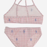 BIKINI IN NYLON STRETCH CON LOGO 313935066 002 POLO RALPH LAUREN KIDS 
