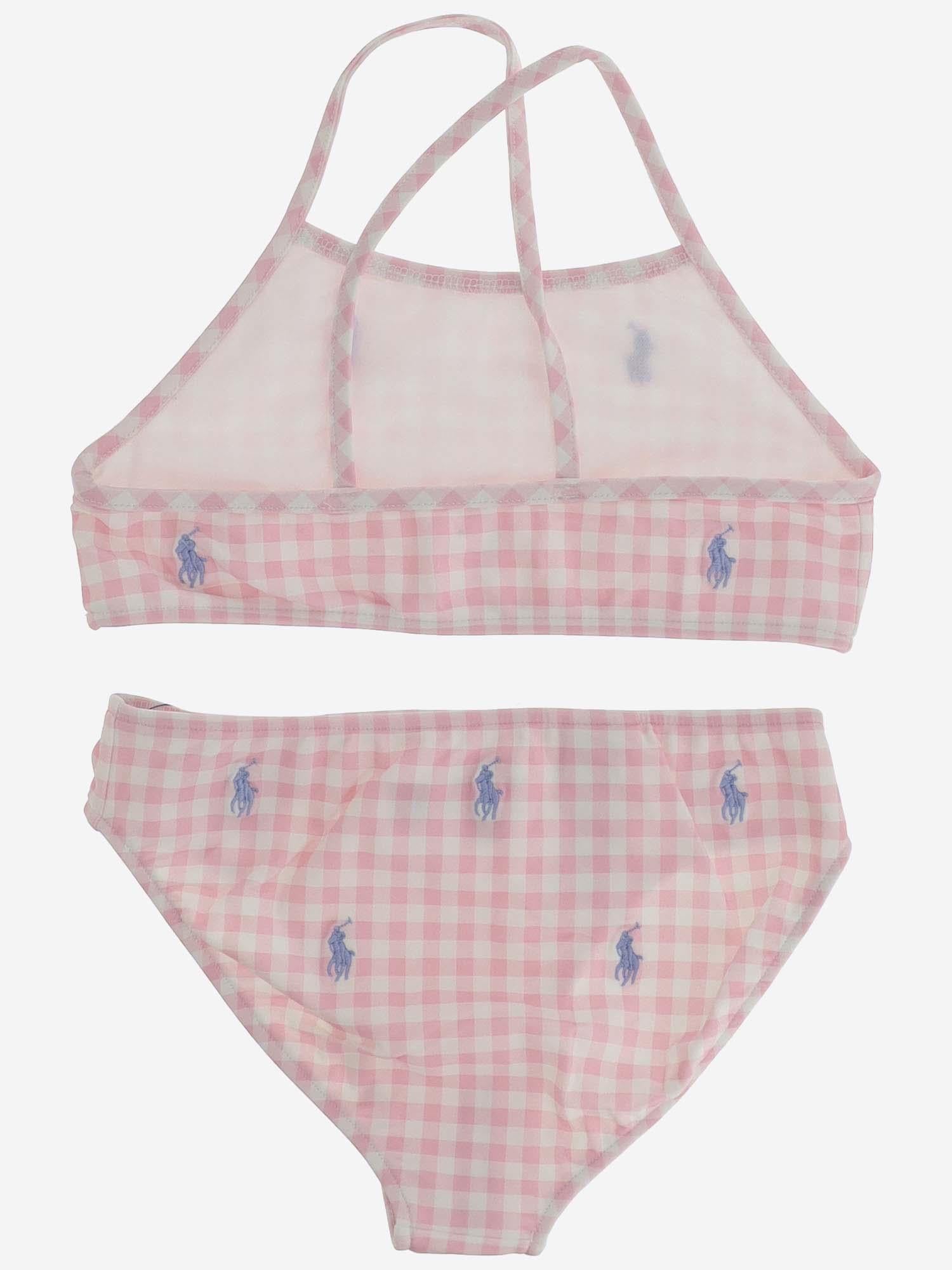 BIKINI IN NYLON STRETCH CON LOGO 313935066 002 POLO RALPH LAUREN KIDS 