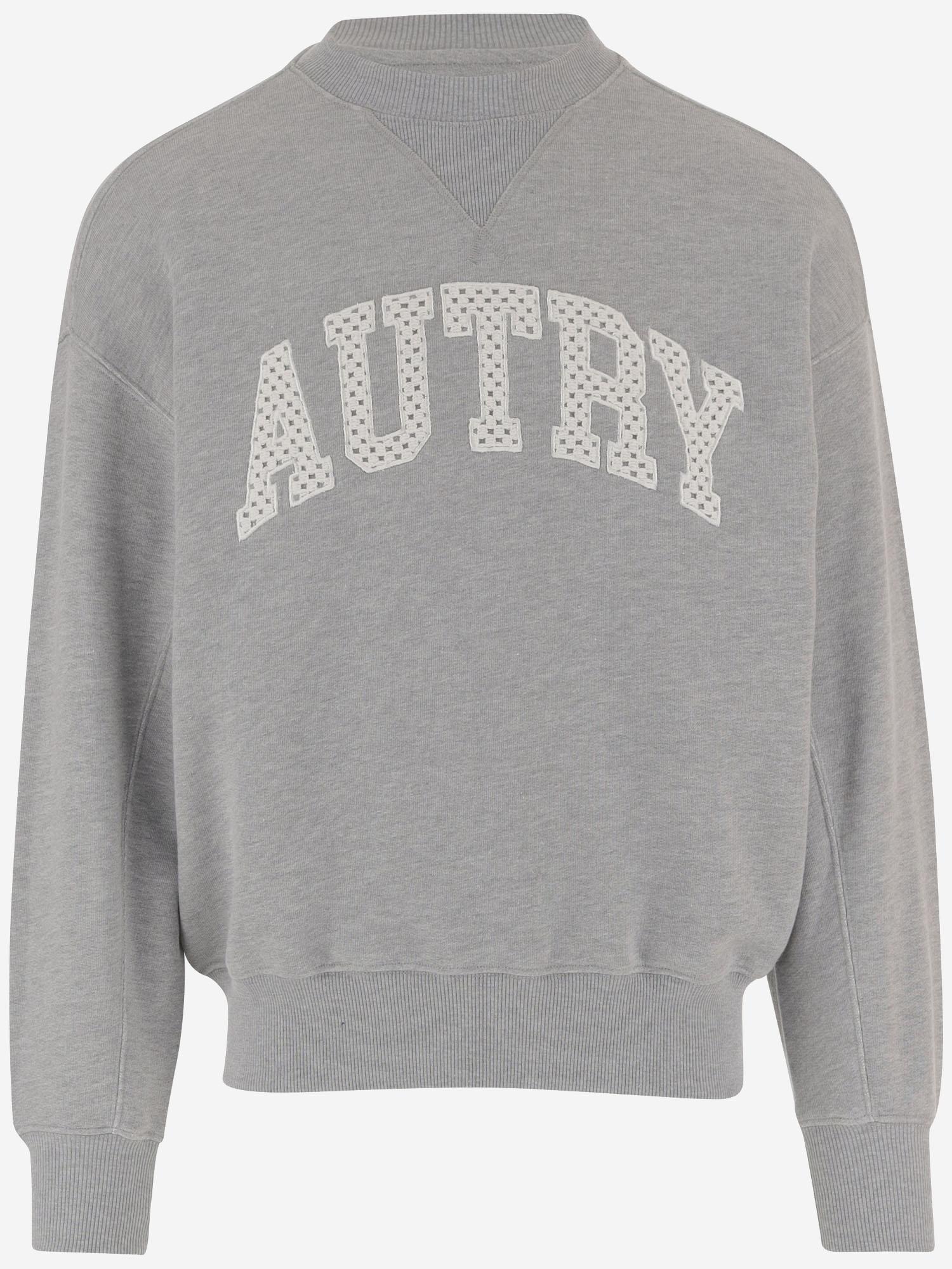 FELPA IN COTONE CON LOGO SWPX036D JERSEYDKMEL AUTRY 