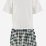 Abito Effie in cotone S05GDRK00005 448B BONPOINT KIDS 
