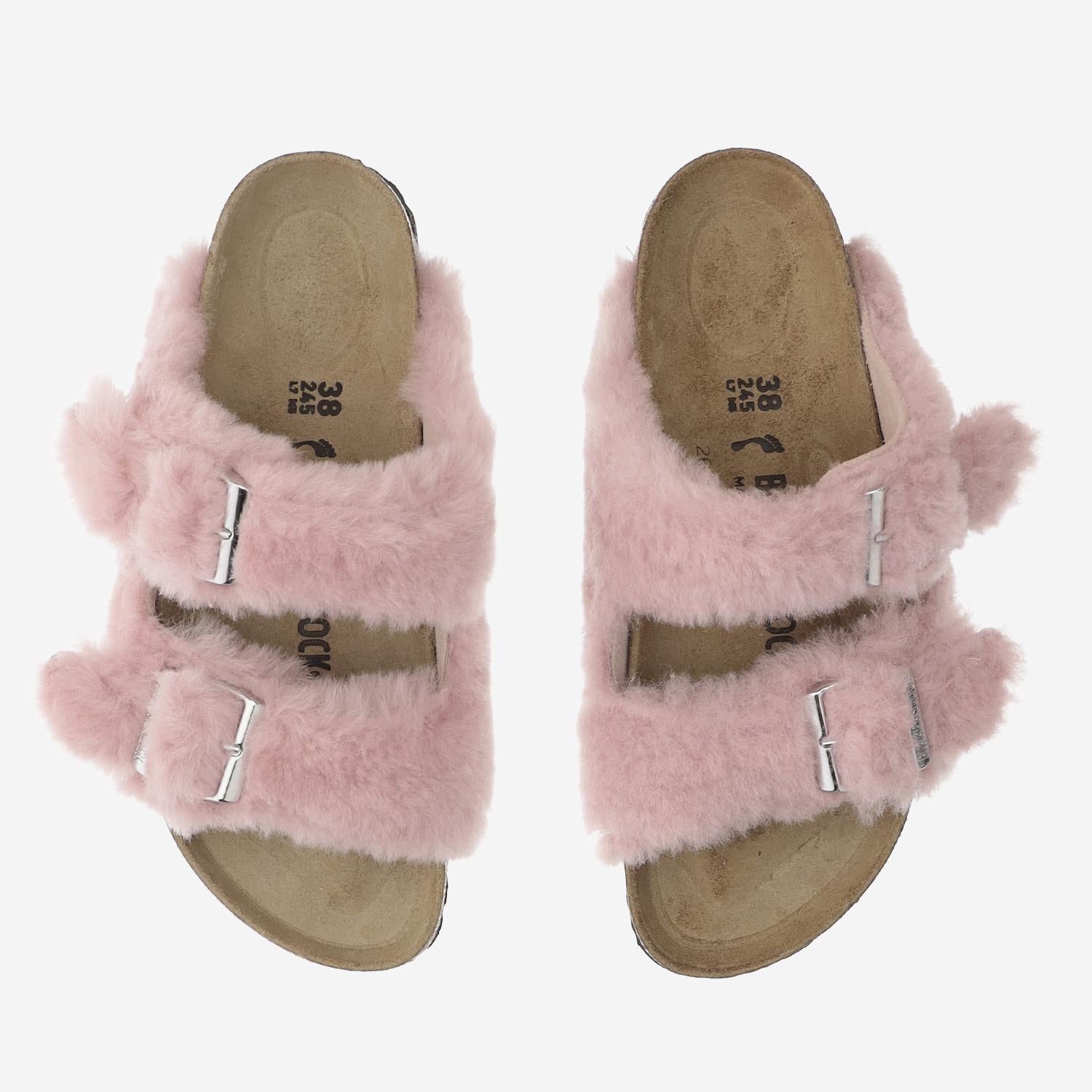 SANDALI ARIZONA BIG BUCKLE 1030274 CRYSTALROSE BIRKENSTOCK 