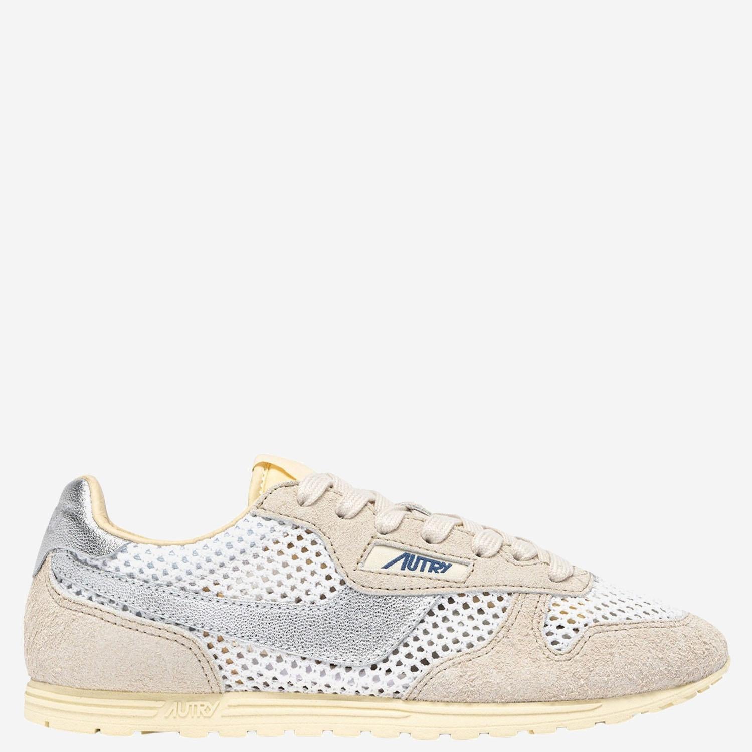 SNEAKERS WINDSPIN LOW WSLWKD03 KNITSUELEAWHTSILV AUTRY 