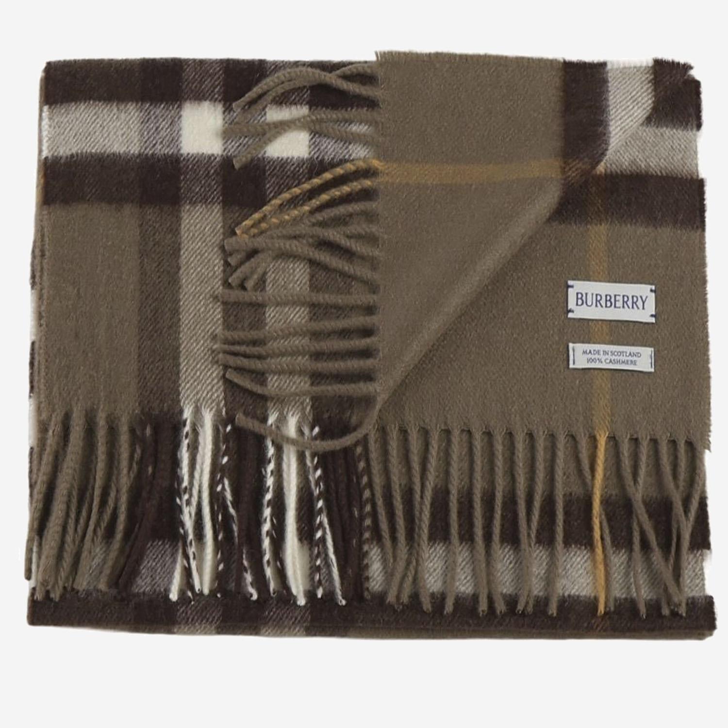 SCIARPA IN CASHMERE CON MOTIVO CHECK 8112647 VOLEBROWN BURBERRY 